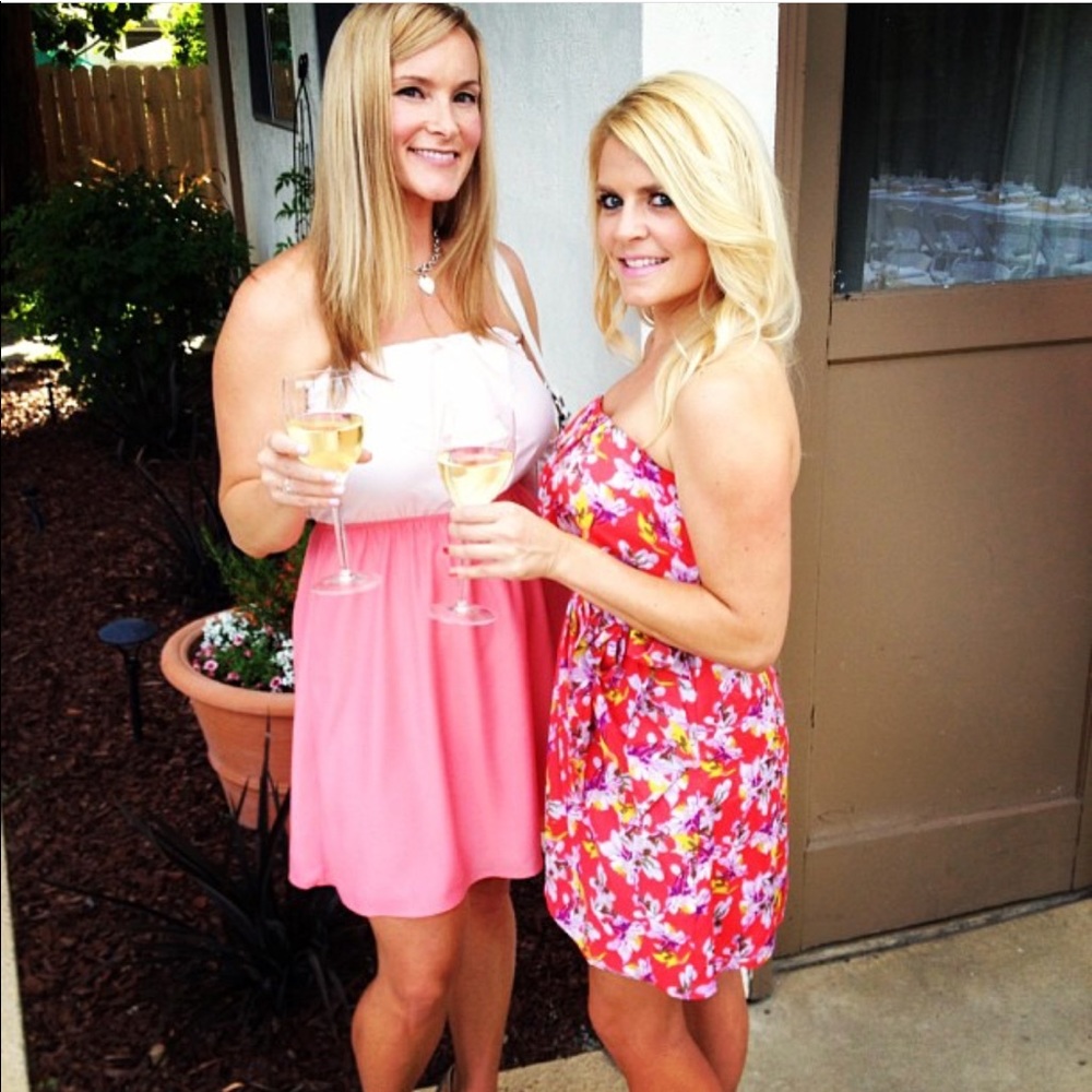 Express bright floral dress